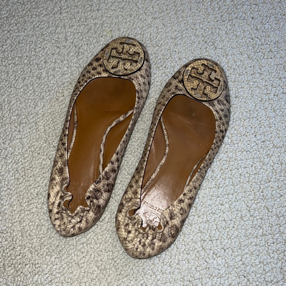 Cheetah print Tory Burch ballet flats